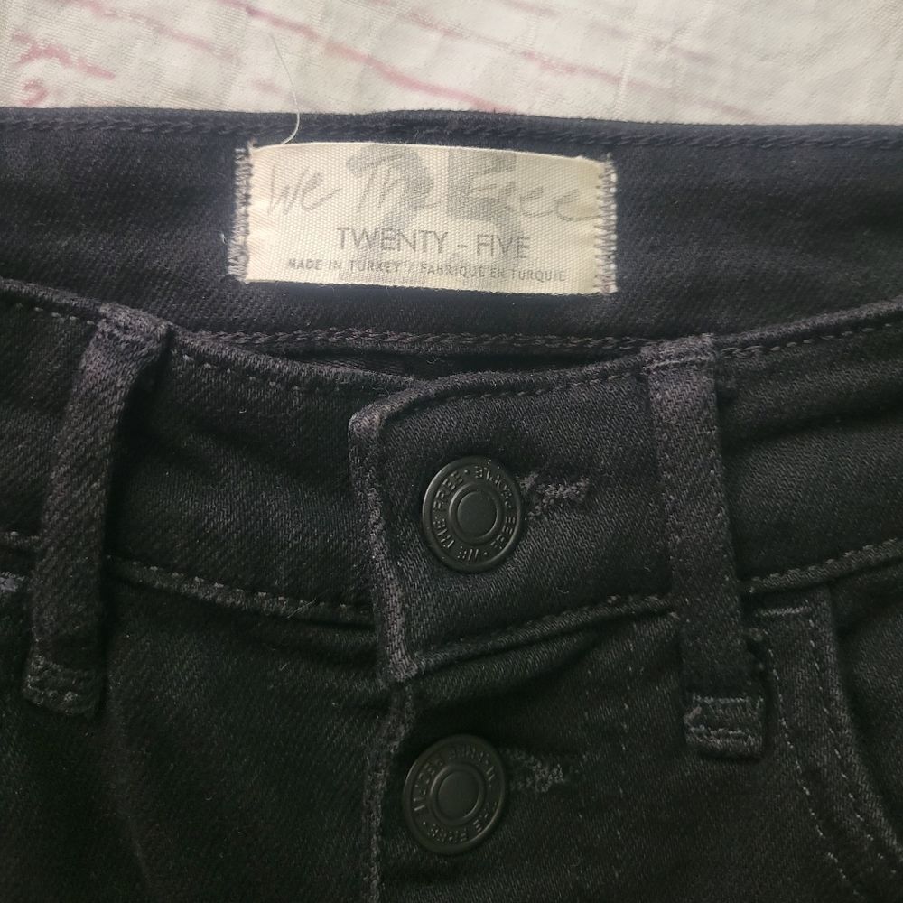We the Free High Rise Button Fly Jeans Size 25 - Picture 3 of 4